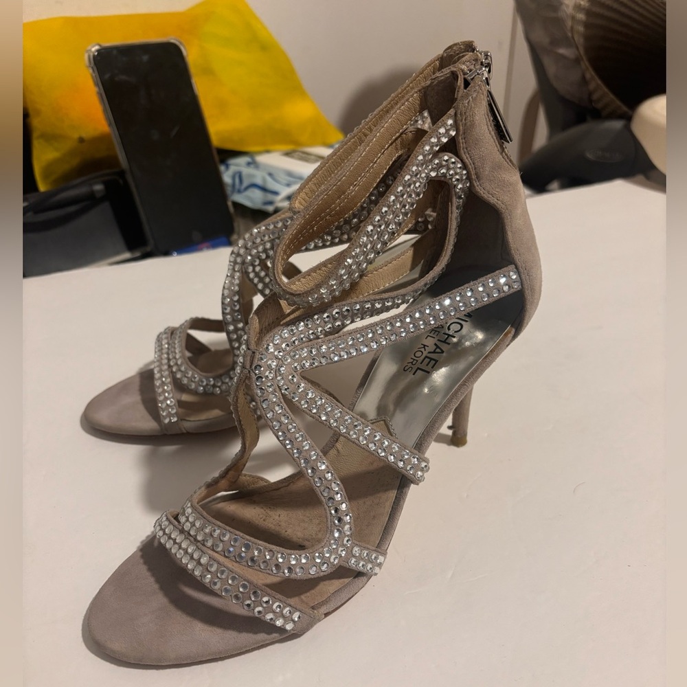 Michael Kors caged sandal heel